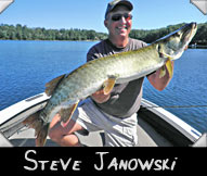 Steve Janowski  with 37-inch musky