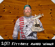 2017 Fittante Award winner Mark McCumber (largest fish caught by a past hunter)