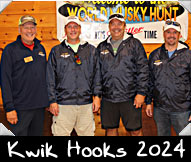 Kwik Hooks 2024 - Greeter Dennis Hase,
Ryan Oertel, Jim Buske,Matt Bilitz 
