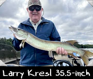 Past Hunter Larry Kresl caught this 35.5-inch beauty while being guided by DJ Chupita